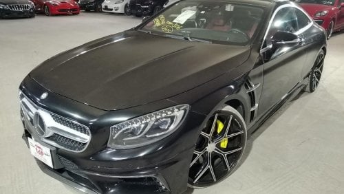 مرسيدس بنز S 550 كوبيه MERCEDES S CLASS COUPE S550 BLACKBISON WALDAERO KIT 4.7L 2015, BURMESTER SPEAKER, SIX BUTTONS AND MO