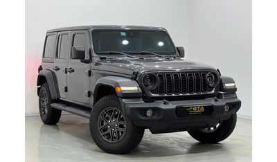 Jeep Wrangler Unlimited Sport 3.6L A/T 2024 Jeep Wrangler Unlimited Sport, April 2027 Jeep Warranty + Service Pack