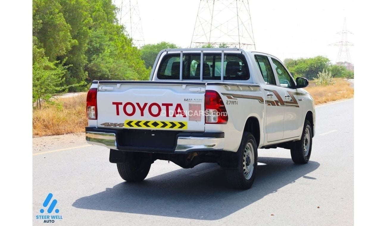 Toyota Hilux GL 2020 Double Cab Pick Up 2.7L 4WD A/T - GCC - Like New Condition - Book Now