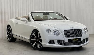 بنتلي كونتيننتال جي تي سي W12 2012 Bentley Continental GTC Convertible, W12, Excellent Condition, Full Options, GCC