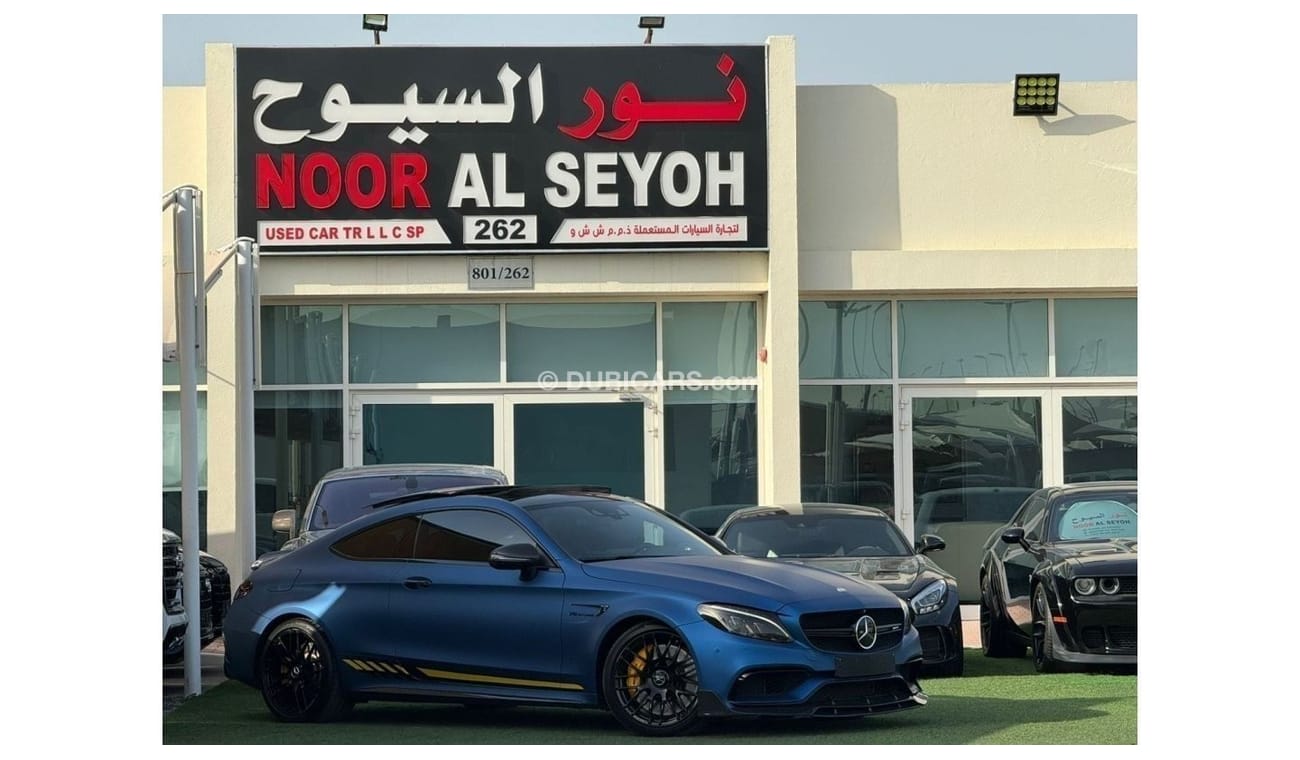 Mercedes-Benz C 63 AMG Std MERCEDES BENZ AMG C63S COUPE GCC FULL OPTION 5 button 2017 FULL CARBON FIBRE FULL OPTION