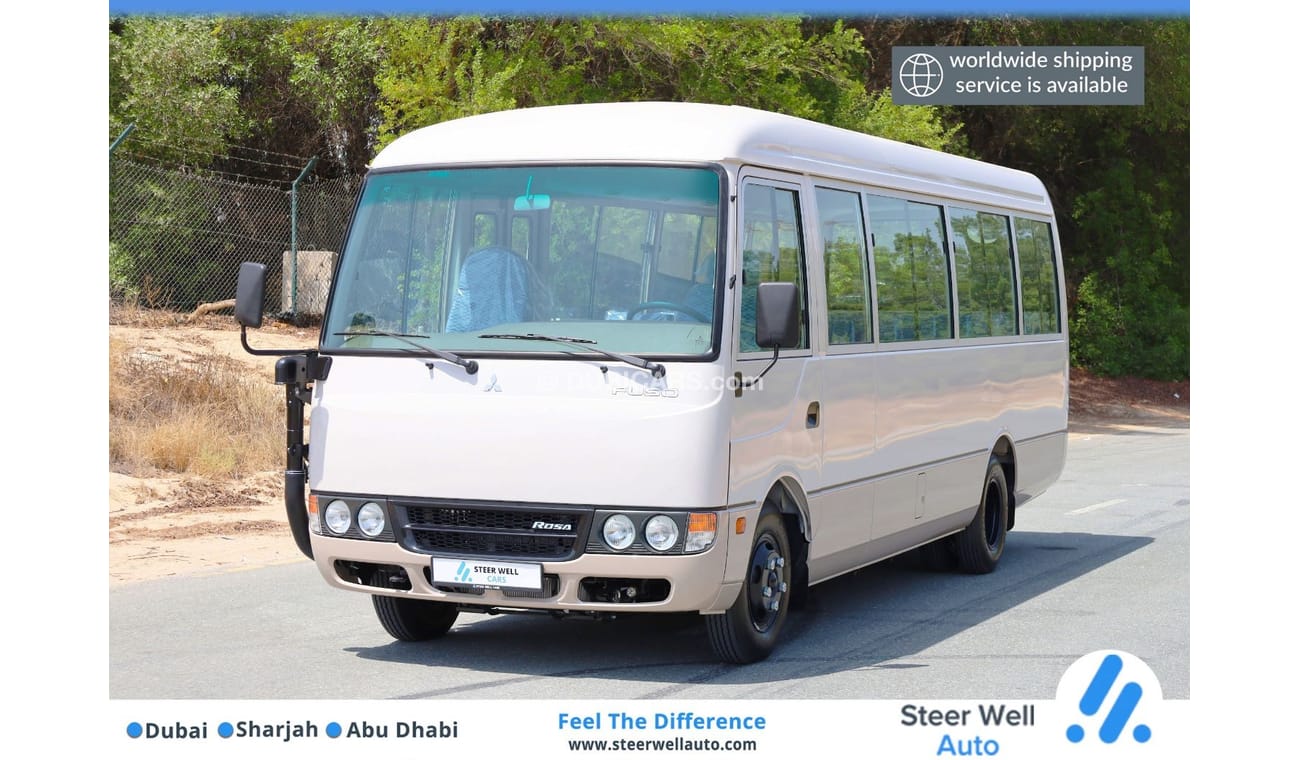 ميتسوبيشي روزا 30 Seater - 4.2L - 4D33 - Best Selling - Smooth Transmission - Book Now!