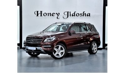 مرسيدس بنز ML 350 EXCELLENT DEAL for our Mercedes Benz ML350 ( 2014 Model ) in Burgundy Color GCC Specs