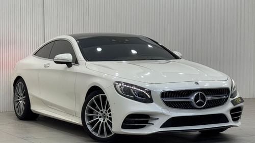 Mercedes-Benz S 560 Coupe AMG 4MATIC 2018 Mercedes Benz S560 AMG 4MATIC Coupe, Warranty, Service History, Full Options, GCC