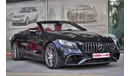 مرسيدس بنز S 63 AMG Convertible 2018