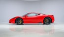 فيراري 458 Speciale - 1 Year Approved Warranty - Approved Prepared Vehicle