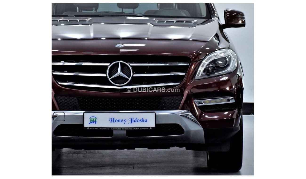 مرسيدس بنز ML 350 EXCELLENT DEAL for our Mercedes Benz ML350 ( 2014 Model ) in Burgundy Color GCC Specs