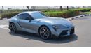 Toyota Supra SUPRA 2020l2 GR V6 3.0L TURBO GCC FREE SERVICE 72000 KM + WARRANTY 6 -09 -25 AL FUTTAIM, TOP OPTION