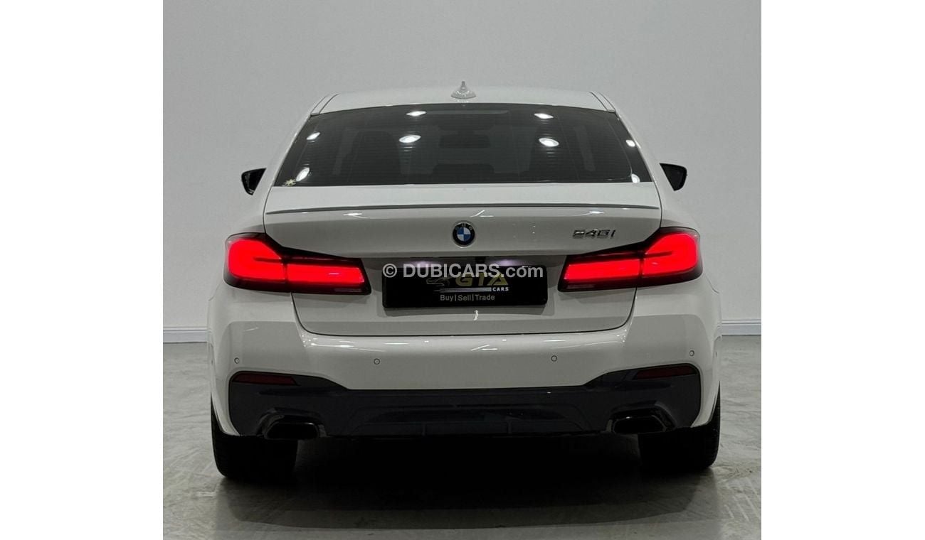 بي أم دبليو 540i M Sport 3.0L 2021 BMW 540i M-Sport, Feb 2026 BMW Warranty + Service Pack, Low Kms, GCC