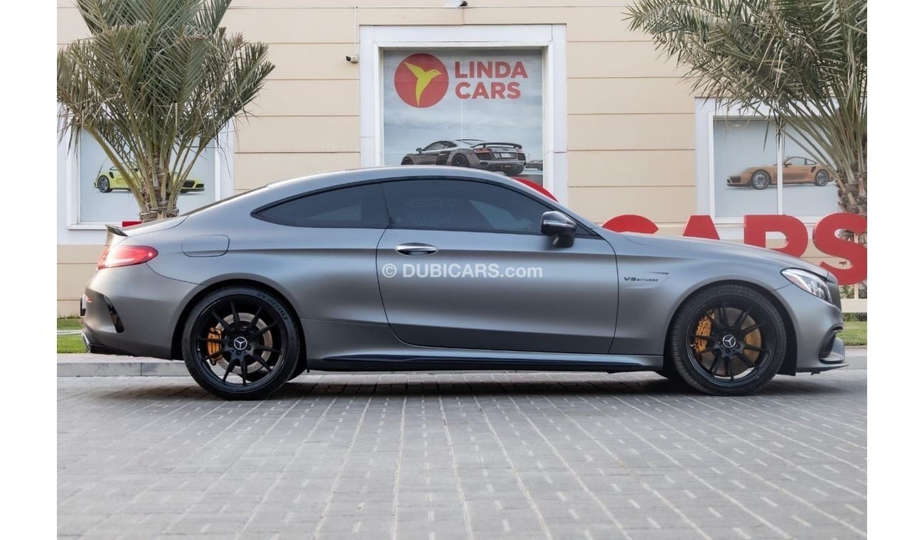 Mercedes-Benz C 63 AMG Std 4.0L Coupe Mercedes-Benz C63S AMG Orange Edition 2017 American Spec under Warranty with Flexible