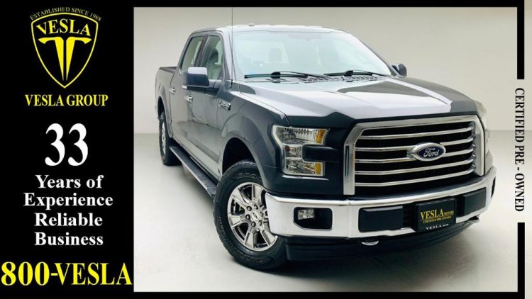 Ford F 150 GCC + XLT + LEATHER SEATS + BIG SCREEN + CHROME PACHAGE / UNLIMITED MILEAGE WARRANTY / 2,127 DHS P.M
