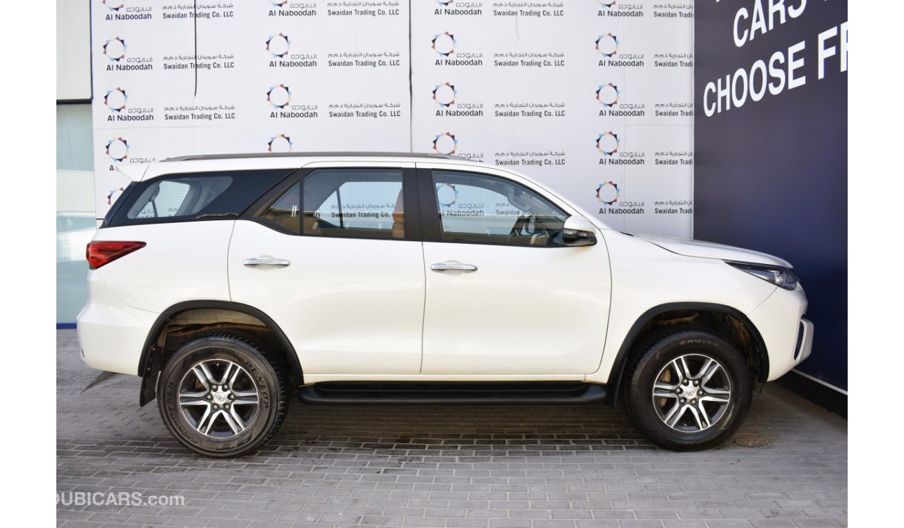 Toyota Fortuner AED 1519 PM | 2.7L EXR 4WD GCC DEALER WARRANTY