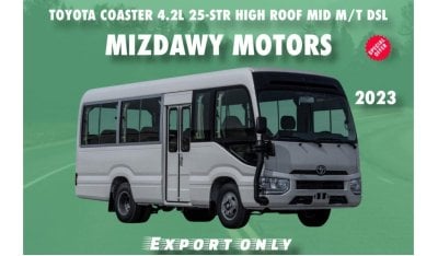 Toyota Coaster PRODUCT23 TOYOTA COASTER 4.2L 25-STR MID M/T DSL (EXPORT ONLY)