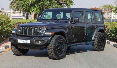 Jeep Wrangler Unlimited Sport S Turbo , 2024 GCC , 0Km , With 5 Years Warranty & 3 Years Service @Official Dealer