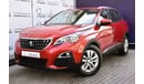 Peugeot 3008 AED 959 PM | 1.6L ACTIVE GCC AGENCY WARRANTY UP TO 2025 OR 100K KM