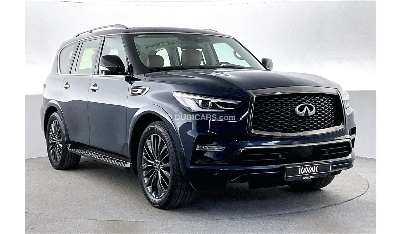 Infiniti QX80 Luxe Sensory ProActive - Black Edition | 1 year free warranty | 0 Down Payment