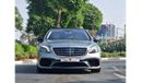 Mercedes-Benz S 63 AMG special color - fully loaded - long wheel base - rear fully automated seats - laptop table