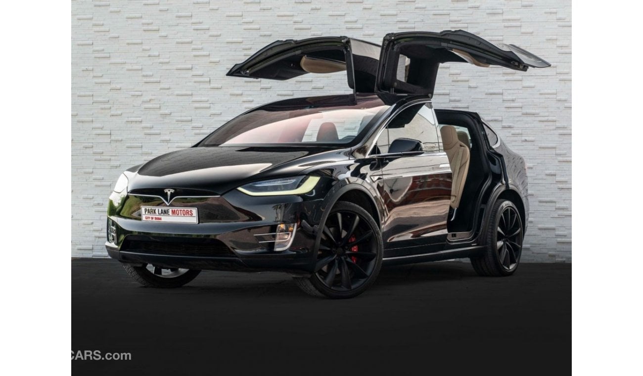 تسلا موديل اكس CASH OFFER!!! TESLA MODEL X P 90D LUDICROUS MODE • 7-SEATER • FULLY LOADED • FULL SERVICE TESLA UAE