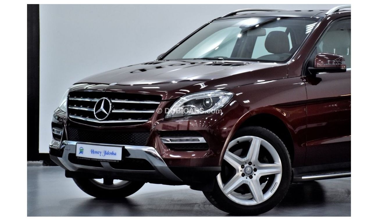 مرسيدس بنز ML 350 EXCELLENT DEAL for our Mercedes Benz ML350 ( 2014 Model ) in Burgundy Color GCC Specs