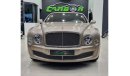 بنتلي مولسان BENTLEY MULSANNE V8 6.8L 2011 IN BEAUTIFUL CONDITION FOR 220K AED