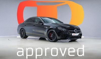 Mercedes-Benz E 63S AMG - AED 6,371 P/M - 2 Years Warranty