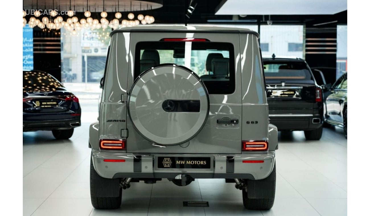 مرسيدس بنز G 63 AMG بريميوم + Mercedes-Benz G 63 Manufaktur | 2022 GCC 22k km | Agency Warranty | AMG