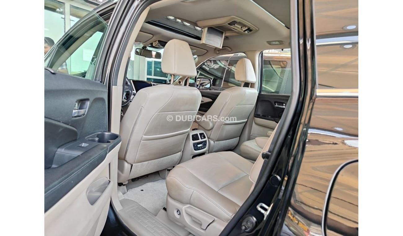 هوندا بايلوت AED 1,700 P.M | 2016 HONDA PILOT TOURING AWD 3.5L | 7 SEATS | FULLY LOADED VIP | GCC