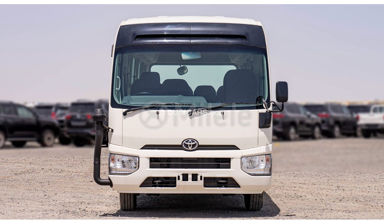 Toyota Coaster RHD 4.2L DIESEL 30-SEATER: WITH MANUAL AC, 4 SPEAKERS, SNORKEL, ABS