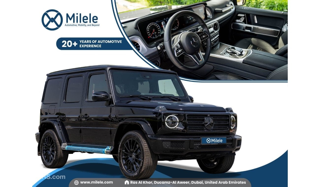 Mercedes-Benz G 500 4.0L PETROL - OBISIDIAN BLACK: NIGHT PACKAGE, 360 CAMERA