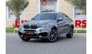 بي أم دبليو X6 50i M Sport 4.4L BMW X6 xDrive50i M-Sport 2018 GCC under Warranty with Flexible Down-Payment.