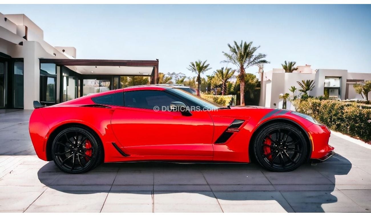 Chevrolet Corvette Grand Sport AED 4430 PM | CORVETTE C7 GRAND COUPE 2017 | GCC | TOP RANGE | LADY DRIVEN