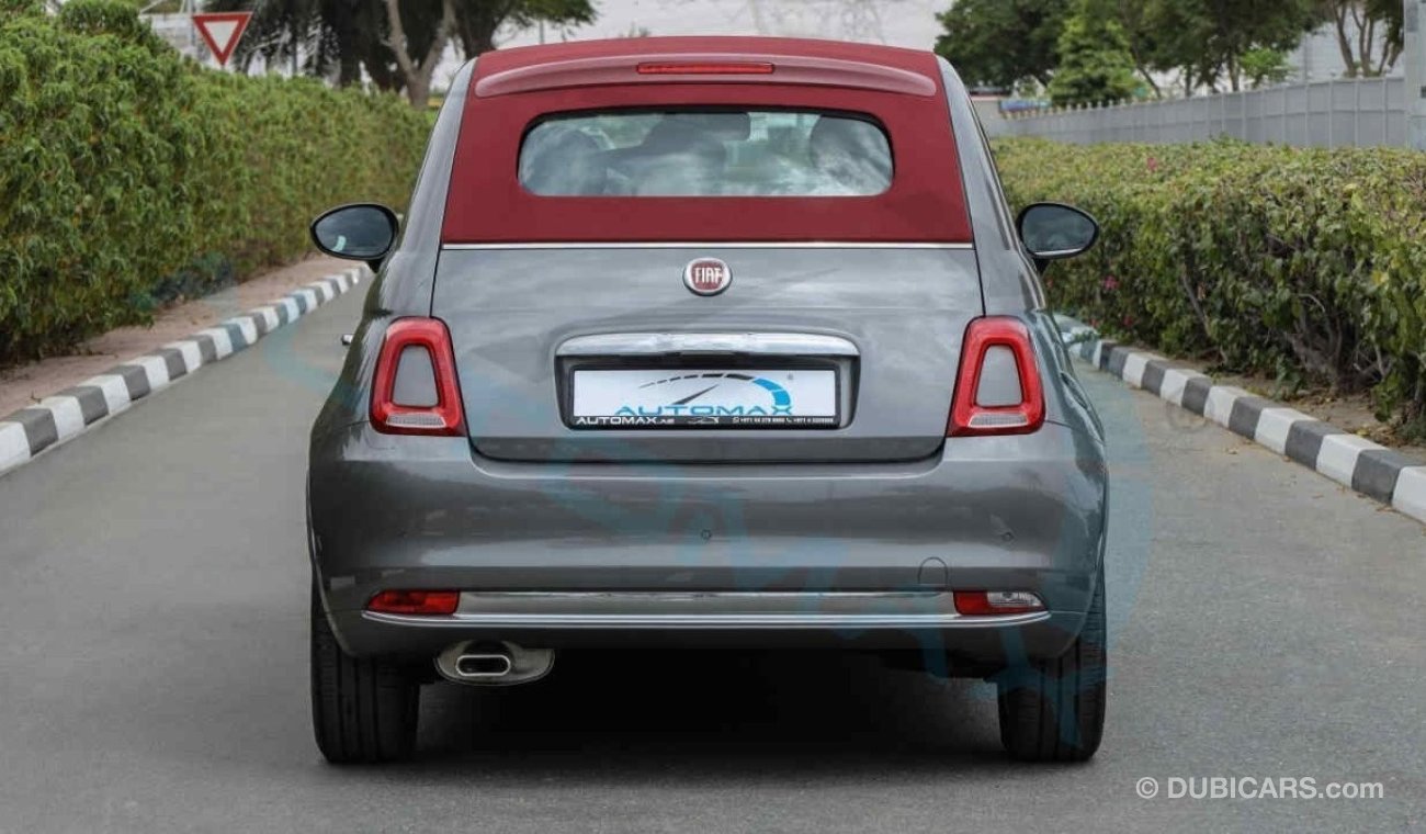 Fiat 500 Cabrio 1.4L FWD , 2024 GCC , 0Km , With 5 Years or 120K Km Warranty @Official Dealer