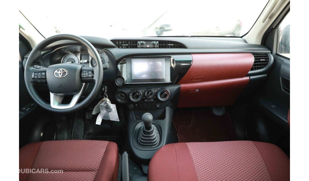 Toyota Hilux 2024 Toyota Hilux 4X4 Singel Cab 2.7 GLX - Super White inside Red | Export Only