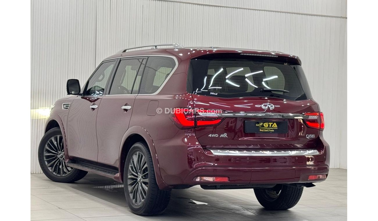 إنفينيتي QX80 Black Edition 8 5.6L 2021 Infiniti QX80 Black Edition, 2027 Infiniti Warranty + Service Pack, 8 Seat