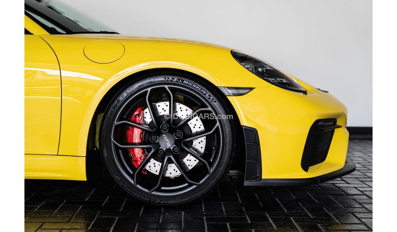 Porsche 718 Cayman 2020-PORSCHE 718 CAYMAN GT4 -GCC-FSH-SERVICE CONTRACT WITH AL NABOODA-1 YEAR WARRANTY