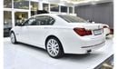 بي أم دبليو 740Li EXCELLENT DEAL for our BMW 740Li ( 2014 Model ) in White Color GCC Specs