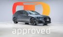 أودي RS4 Wagon - 2 Years Approved Warranty - Approved Prepared Vehicle Exterior view