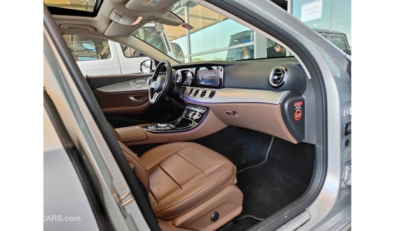 مرسيدس بنز E200 AED 2,200 P.M | 2019 MERCEDES BENZ E200 AMG KIT 2.0L | SUNROOF | GCC | UNDER GARGASH WARRANTY