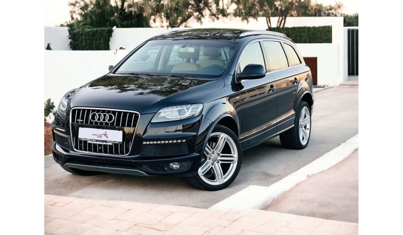 Audi Q7 45 TFSI quattro S-Line Luxury AED 1,240 PM | AUDI Q7 3.0 V6 | S-LINE | FULL OPTION | GCC | 0% DOWNPA