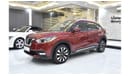 Nissan Kicks EXCELLENT DEAL for our Nissan Kicks ( 2017 Model ) in Red Color GCC Specs