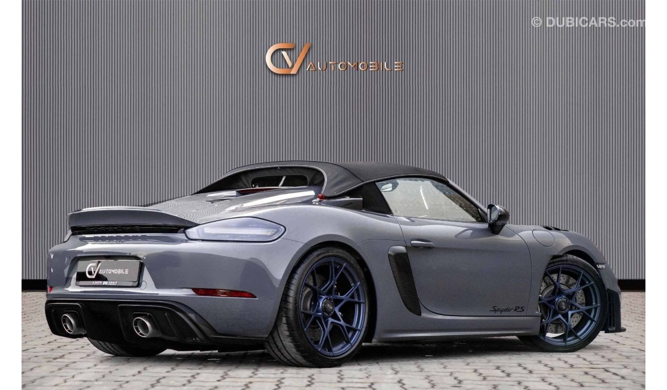 Porsche 718 Boxster Spyder RS - GCC Spec - With Warranty