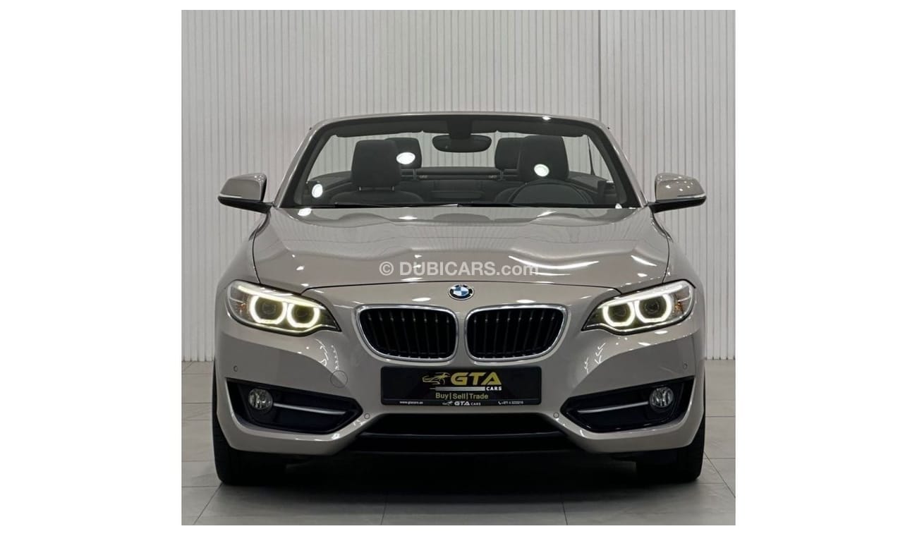 بي أم دبليو 220 سبورت لاين 2017 BMW 220i Sportline, Warranty, Service History, Excellent Condition, GCC