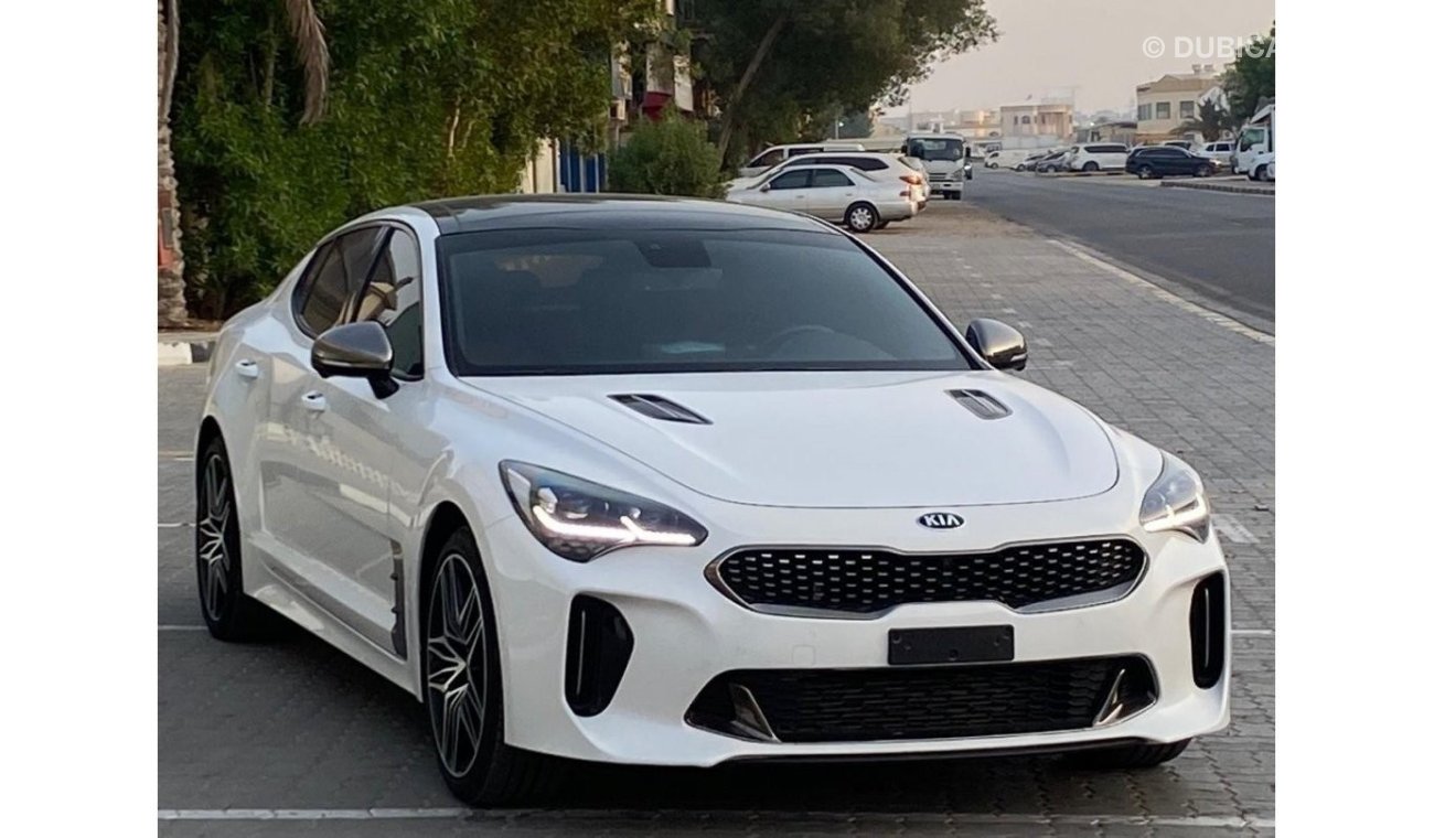 Kia Stinger Full Option كيا استينجر جي تي لاين ٢٠٢١ المطلوب 110.000 درهم  الممشى 67.000 كم  مواصفات خليجيه فل او