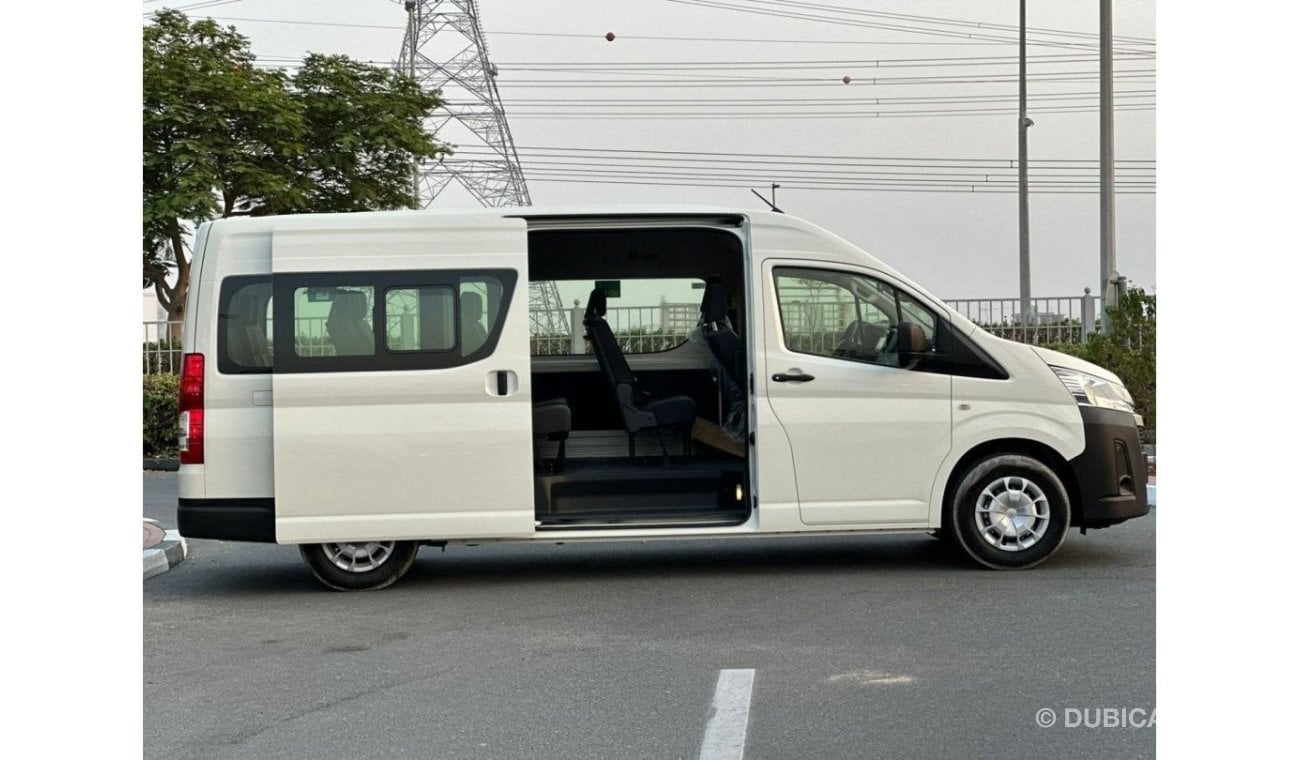 تويوتا هاياس 2025 Toyota Hiace DX 13-Seater 3.5L V6 Petrol M/T (3-Point Seatbelts) Only For Export