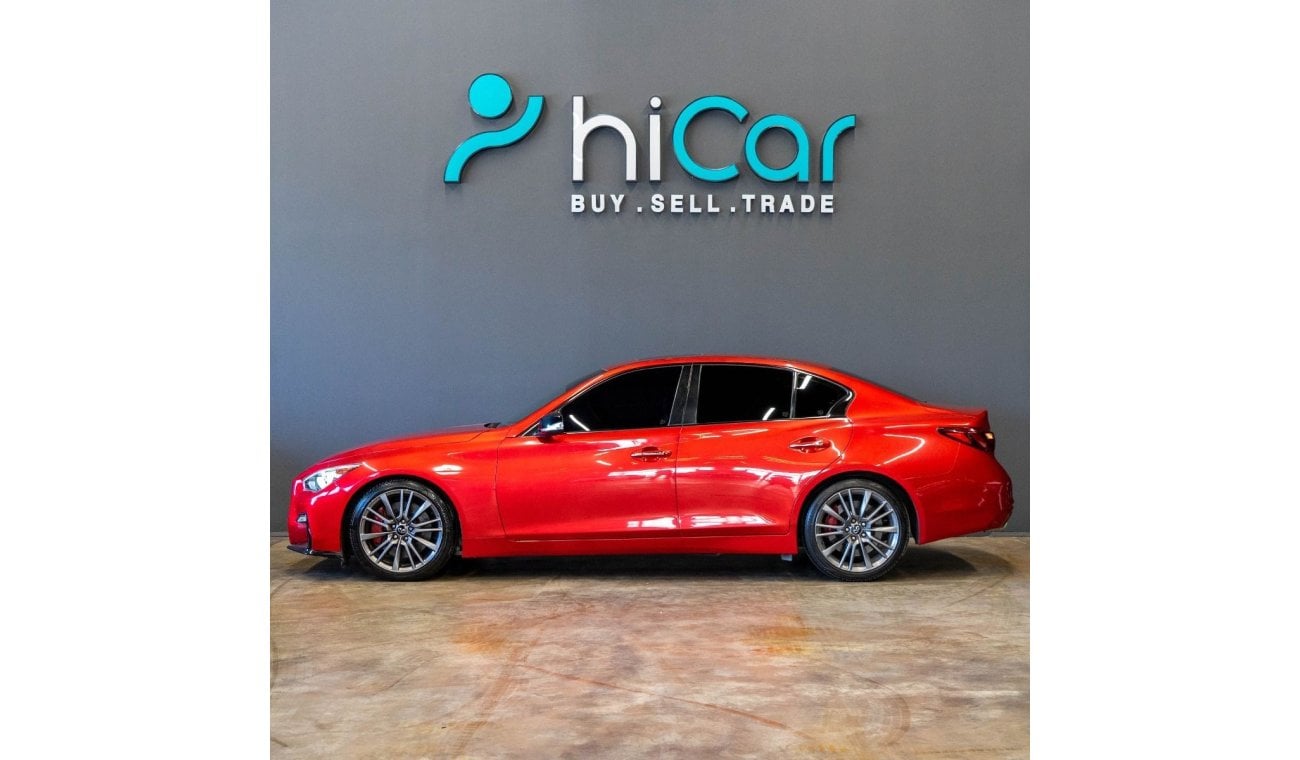 إنفينيتي Q50 AED 1,629 pm • 0% Downpayment • Red Sport 400 • 2 Years Warranty