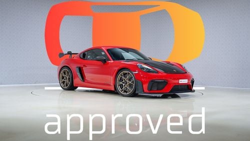 بورش كايمان 718 GT4 RS Weissach - AED 13,371 P/M - Warranty till 03/2025