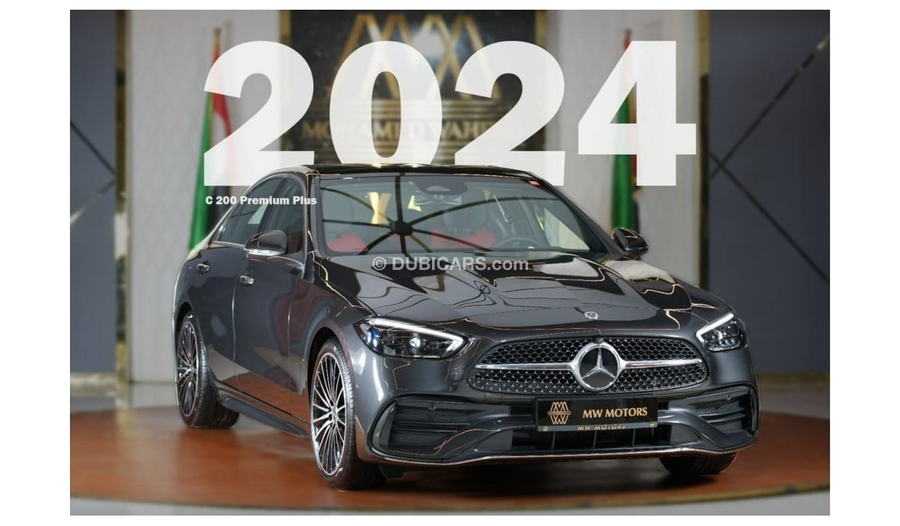 مرسيدس بنز C200 Mercedes-Benz C 200 Premium Plus | 2024 GCC 0km | 5 Years Agency Warranty