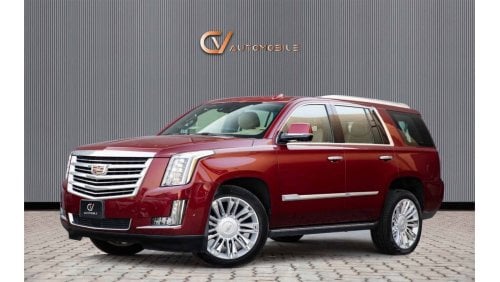 Cadillac Escalade Platinum Std GCC Spec - With Warranty and Service Contract