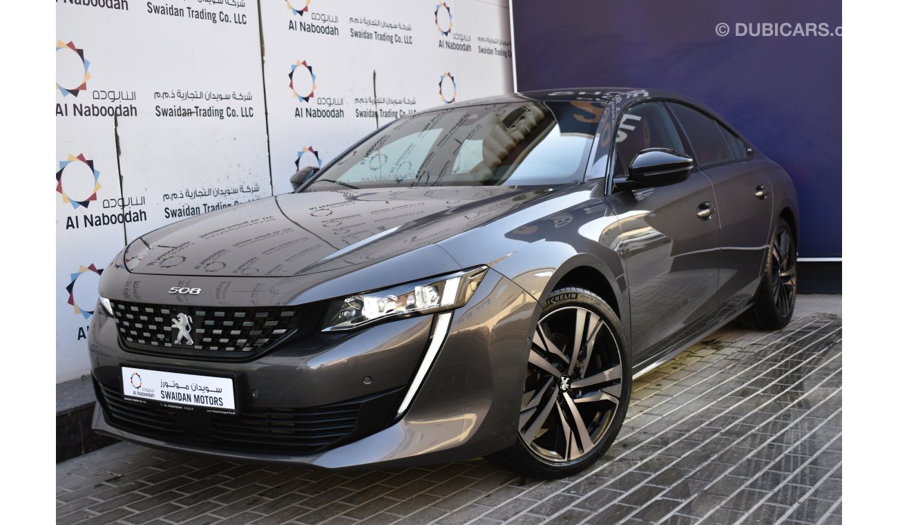 بيجو 508 AED 1919 PM | 1.6L GT GCC AUTHORIZED DEALER WITH MANUFACTURER WARRANTY UP TO 2028 OR 100K KM