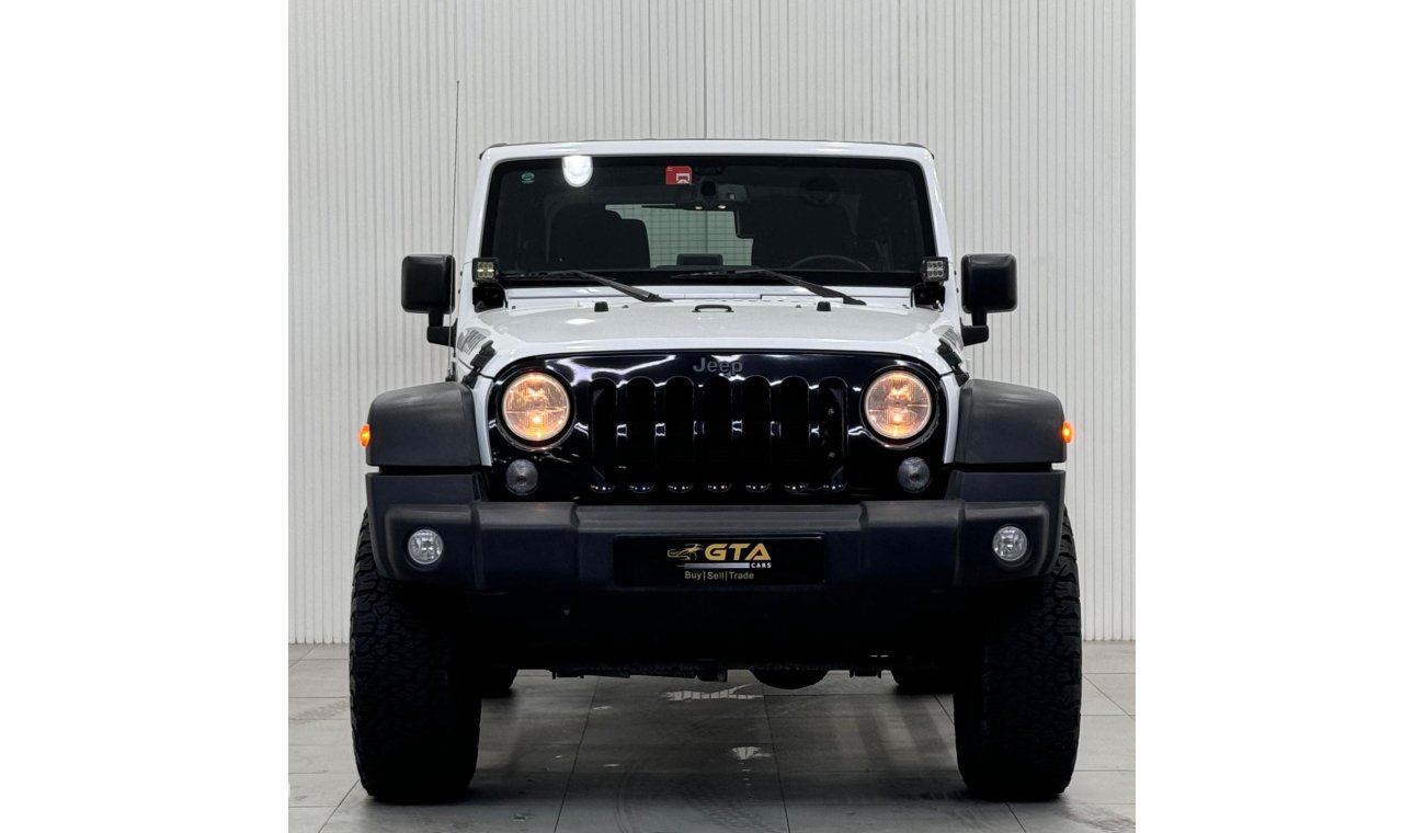 Jeep Wrangler 2018 Jeep Wrangler JK Willys Sport, 1 Year Unlimited KM Warranty, Service History, GCC